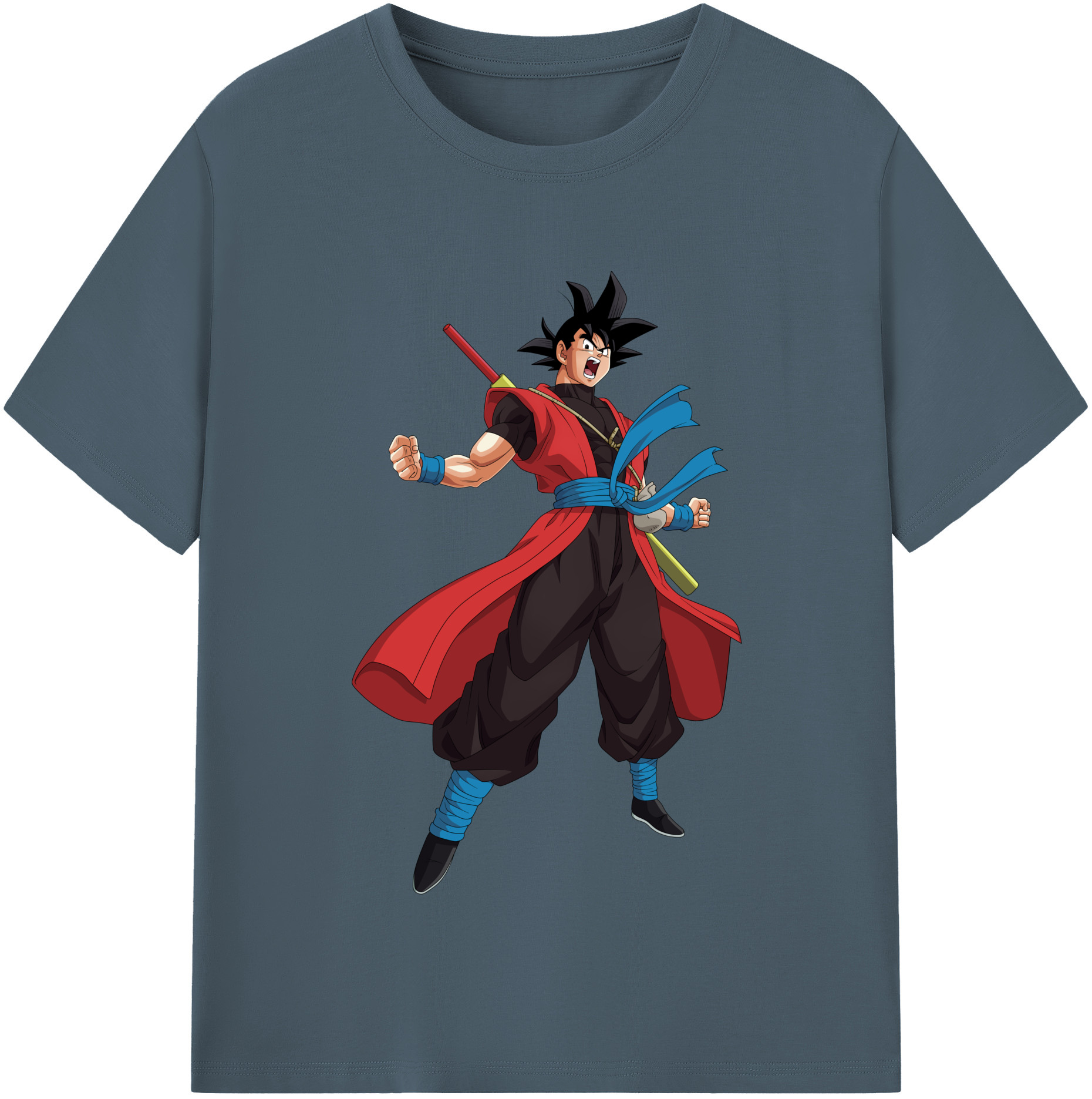 （画像用） ドラゴンボール 孫悟空（そん ごくう）Son Goku カカロット DRAGON BALL Kakarotto 綿100％半袖Tシャツ（フロントプリント）